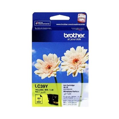 BROTHER LC39 Yellow Ink Cartridge