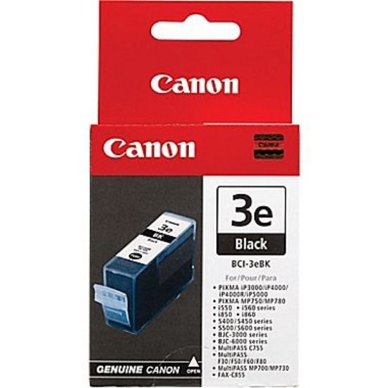 Picture of Canon BCI-3eBk Black ink tank