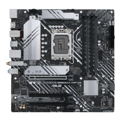 ASUS PRIME B660M-K D4 Intel 12th Gen Motherboard PCIe 4.0 DDR4 2xM.2 slots USB 3.2 Gen 1