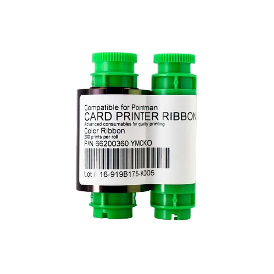 POINTMAN YMCKO Color Ribbon  for POINTMAN Direct To Card ID Printers