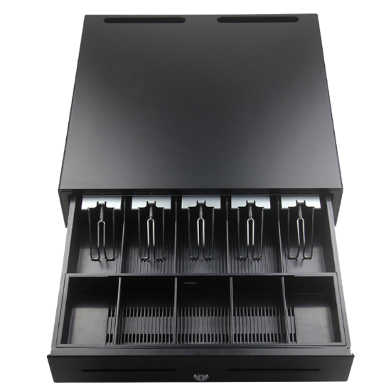 POS Cash Drawer Gsan-460 Black 5 Bills and 5 coins