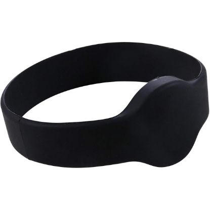 Picture of RFID Bracelet Wristband 125KHZ ID Waterproof RFID Tag -Black
