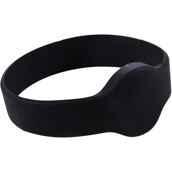 Picture of RFID Bracelet Wristband 125KHZ ID Waterproof RFID Tag -Black