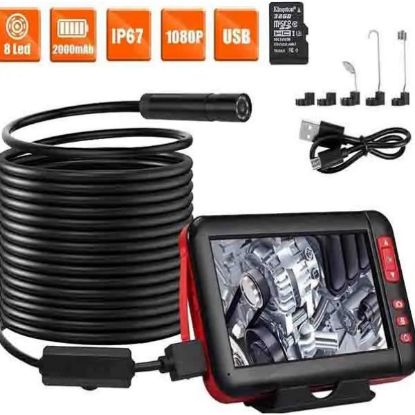 Picture of 4.3-Inch LCD Screen IP67 Waterproof Industrial Endoscope 5M Inspection Camera