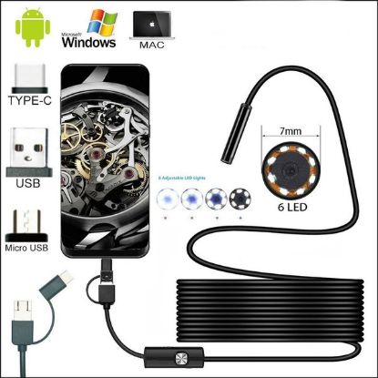 Picture of Waterproof PC Endoscope Camera-USB Type C/3.5M
