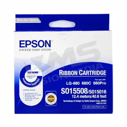 Picture of EPSON RIBBON CARTRIDGE (S015016/S015508) (LQ-680 / 2550)