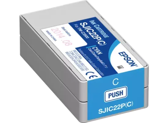 Picture of Epson Cyan Ink cartridge for C3500