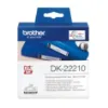 صورة رول ملصقات براذر الأصلي DK-22210 – ورق مستمر، طباعة سوداء على أبيض، عرض 29 مم