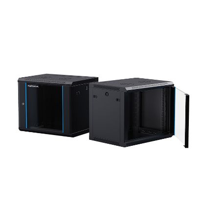 Picture of Marsriva WS6409 Wall-Mount Cabinet 450*600*9U 1x Shelf 1xFan