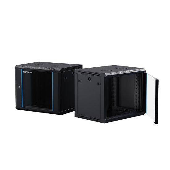 Picture of Marsriva WS6409 Wall-Mount Cabinet 450*600*9U 1x Shelf 1xFan