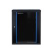 صورة خزانة شبكات جداري Marsriva WS6615 600×600 مم بارتفاع 15U مع رف واحد ومروحة واحدة