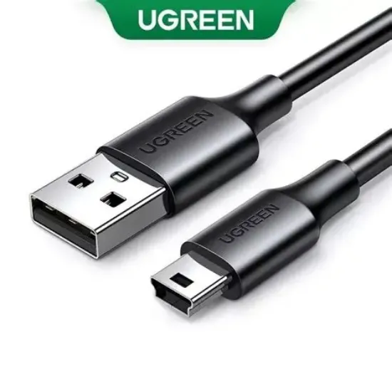 Picture of UGREEN USB 2.0 A Male to Mini 5Pin Male  Cable 0.25m (Black)