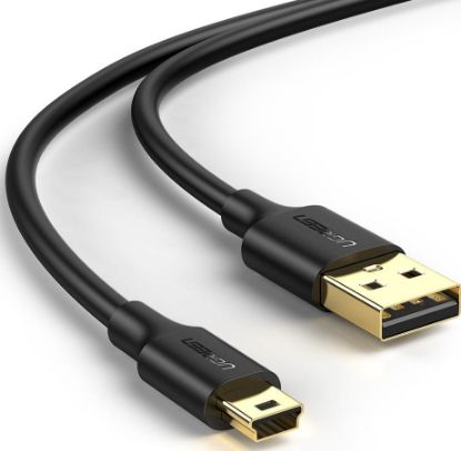 Picture of UGREEN USB 2.0 A Male to Mini 5Pin Male Cable 1.5 M - Black
