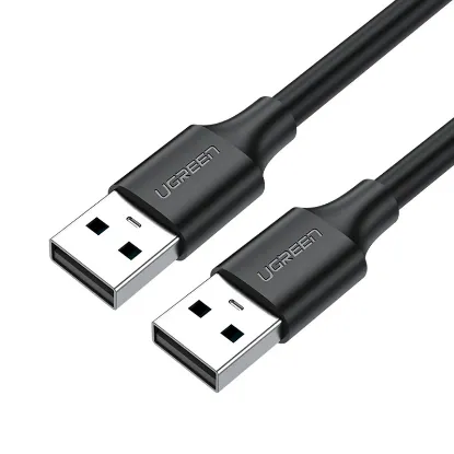 صورة UGREEN USB 2.0 A Male to A Male Cable  0.25m (Black)