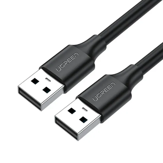 صورة UGREEN USB 2.0 A Male to A Male Cable  0.5m (Black)