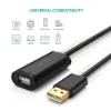 Picture of UGREEN USB 2.0 Active Extension Cable with Chipset 5m (Black)