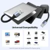 صورة كابل UGREEN USB 3.0 من نوع USB-A ذكر إلى USB-A ذكر بهيكل ألمنيوم مجدول طول 2متر (أسود)