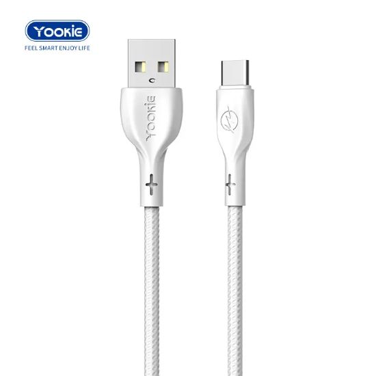 صورة كابل بيانات يوكي CB16 USB إلى تايب سي بطول 1 متر