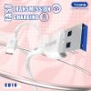 صورة كابل بيانات يوكي CB16 USB إلى تايب سي بطول 1 متر