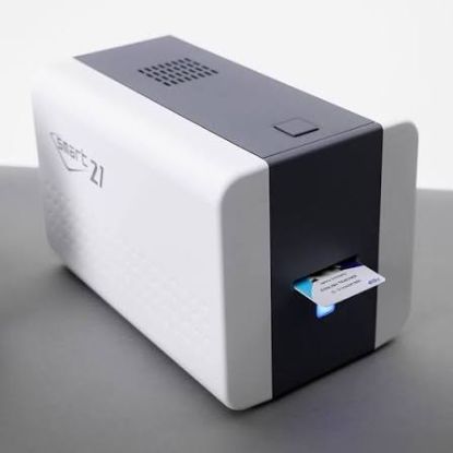 صورة طابعة بطاقات IDP SMART-21S أحادية الوجه USB