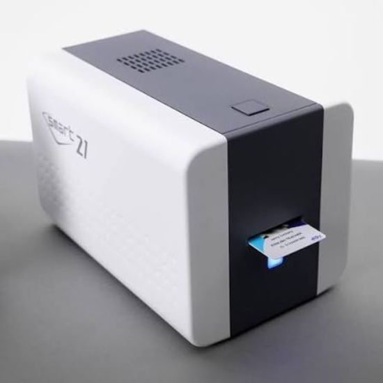 صورة طابعة بطاقات IDP SMART-21S أحادية الوجه USB