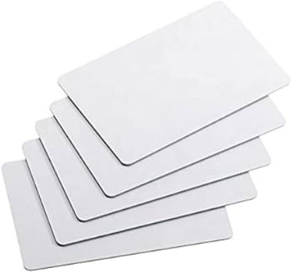 Picture of MIFARE S50 1K 13.56MHz Blank White Thin RFID Card with Printed 10-Digit UID