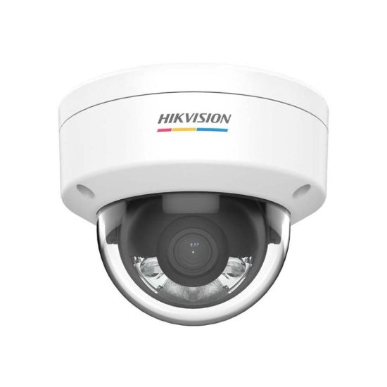 صورة Hikvision DS-2CD1127G2-L-2.8mm 2MP ColorVu Dome IP Camera - 2.8mm