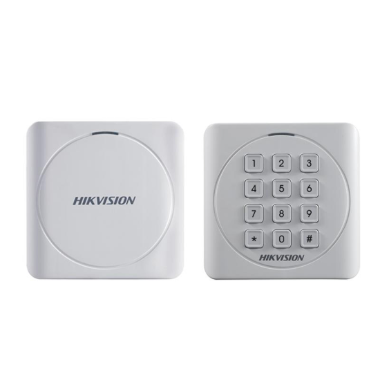 صورة DS-K1801MK HIKVISION DS-K1801 Value 1801 Card Reader (EM & MF & Keyboard) - RFID Card Reader