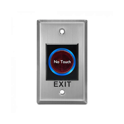 صورة SIB OP16 Infrared Sensor Switch No Touch Contactless Switches Door Release Exit Button with LED Indication