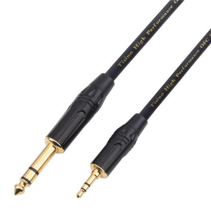 Picture of s614c-1.5m EXTREME TECH 3.5mm TRS audio jack to 6.3mm TRS mael-to-mael - Cable