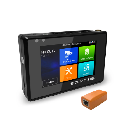 صورة EXTREME TECH 4K Portable AHD TVI CVI IP and Analog WIFI CCTV Camera Tester with RJ45 Cable (IPC1800ADHPlus)
