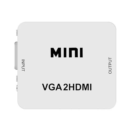 Picture of EXTREME TECH Mini 1080P VGA to HDMI Adapter Converter VGA2HDMI Converter Connector with Audio for PC Laptop to HDTV Projector