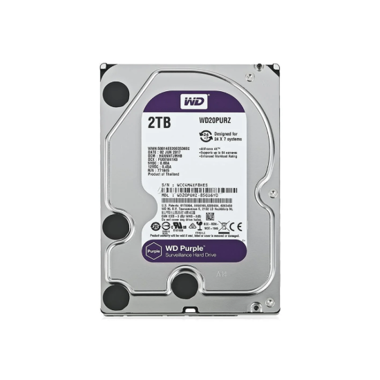 صورة قرص تخزين للمراقبة Western Digital WD20PURX-78 2TB surveillance storage