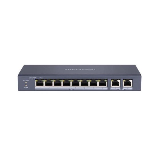Picture of HIKVISION DS-3E0310P-E/M Add to Compare 8Port Fast Ethernet Unmanaged POE Switch - Network Switch