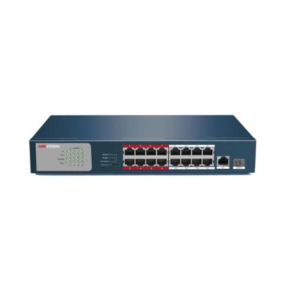 Picture of HIKVISION DS-3E0318P-E/M 16Port Fast Ethernet Unmanaged POE Switch - Network Switch