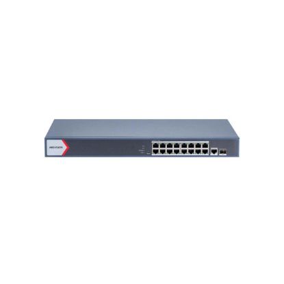 صورة HIKVISION DS-3E1518P-EI 16 Port Gigabit Smart POE Switch - Network Switch