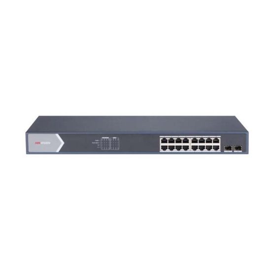 صورة HIKVISION DS-3E1518P-SI 16 Port Gigabit Smart POE Switch - Network Switch