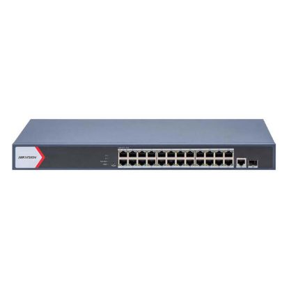 صورة HIKVISION DS-3E1526P-EI 24 Port Gigabit Smart POE Switch - Network Switch