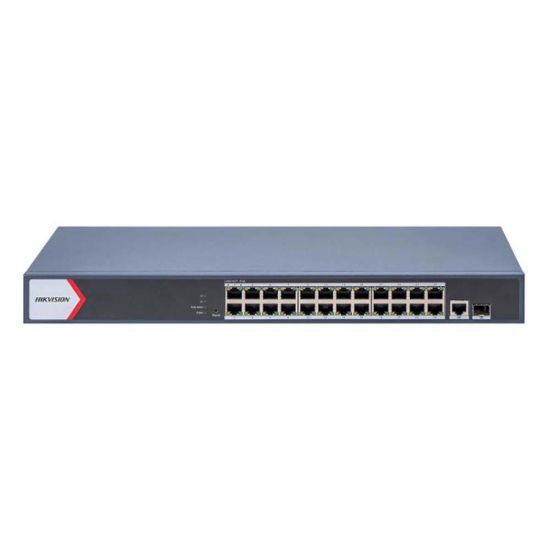 صورة HIKVISION DS-3E1526P-EI 24 Port Gigabit Smart POE Switch - Network Switch