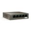 Picture of TENDA TEF1105P-4-63W 5-Port 10/100Mbps Desktop Switch with 4-Port PoE - Network Switch