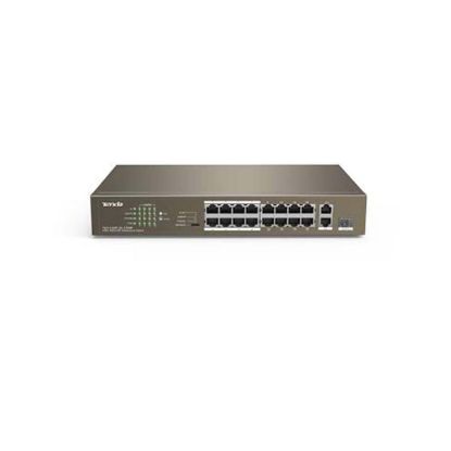 صورة TENDA TEF1118P-16-150W 16FE+2GE/1SFP Desktop Switch With 16-Port PoE - Network Switch