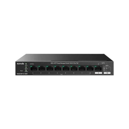صورة TENDA TEG2210P-8-120W 9GE+1SFP Cloud Managed PoE Switch - Network Switch