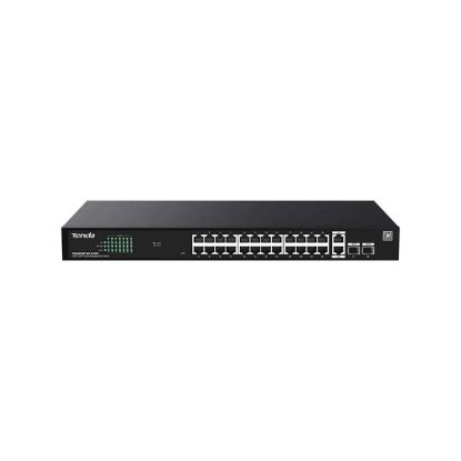 صورة TENDA TEG2228P-24-410W 26GE+2SFP Cloud Managed PoE Switch - Network Switch