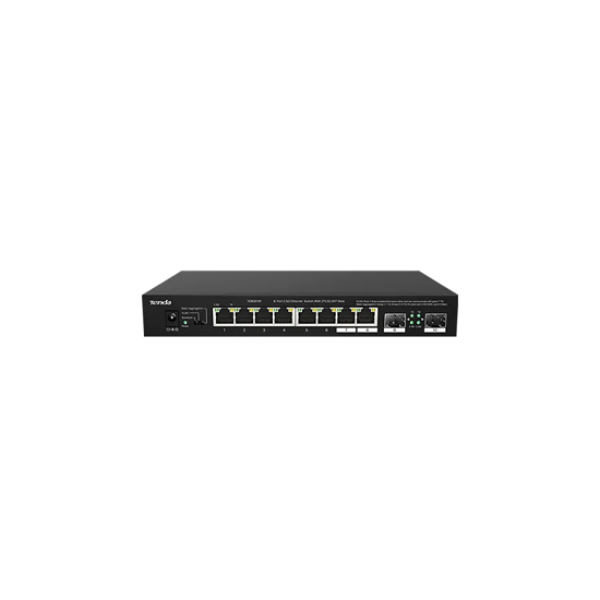 صورة TENDA TEM2010F 8-Port 2.5G Ethernet Switch with 2*2.5G SFP slots - Network Switch