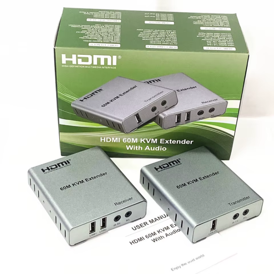 Picture of HD-KVM-60M EXTREME TECH KVM HDMI Extender Audio Video 60M+USB