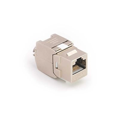 Picture of EXTKJ-FC6A-055S EXTREME TECH CAT6A FTP Keystone Jack (180°、Toolless) - Network Accessories