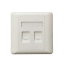 صورة EXTFP-LGM02 EXTREME TECH double port Aluminum alloy style Faceplate - Network Accessories