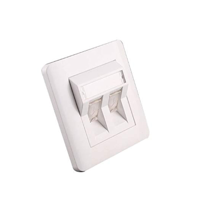 Picture of EXTFP-0602 EXTREME TECH Faceplate（2Port/86*86） - Network Accessories