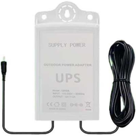 صورة 12V-2AM-BATT Mini UPS Power Supply 12V 1200MA Back up for Camera