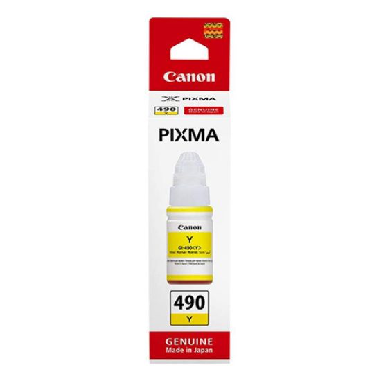 صورة Canon PG-490Y Yellow Inkjet Cartridge Compatible with G-1400 ,G-3400
